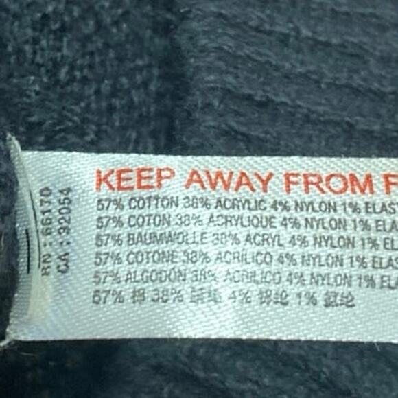 Free People Women's Black Cable Knit Short Sleeve Stretch Crop Sweater Top Sz S - Picture 4 of 4